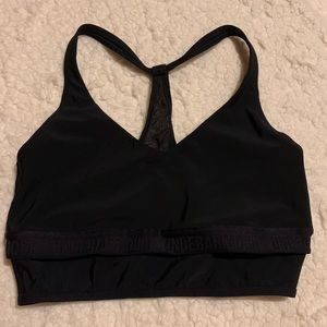 Black sports bra
